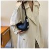 Women's Faux Leather Crescent Bag New Lightweight Shoulder Crossbody Purse Soft Texture Hobo Bag