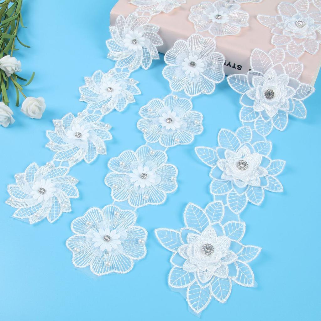 Special For Mesh Lace Accessories, Headgear Accessories, Clothing Decoration Accessories, Polyester Silk Lace Bead Lace