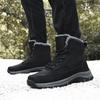 Mode Nouvelles Bottes de Neige d'Hiver pour Hommes Pour Baskets en Cuir Imperméables Bottes pour Hommes Super Chaudes Bottes de Randonnée Extérieures pour Hommes Chaussures de Travail Taille 39-48
