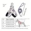 1pcs Y-shaped Dog Chest Strap With Dog Leash Reflective And Breathable Dog Harness Adjustable Pet Walking Leash