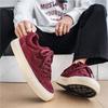 Homme Herren Jugend Flats Board Schuhe Herbst Neu Vielseitige Persönlichkeit Student Leder Freizeitschuhe Mode Vintage Sneaker für Herren