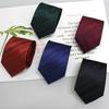 2024 Men's Jacquard Polyester Silk Tie - Floral and Stripe Design