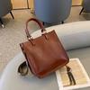 Niche Design High-end Bag Women's Cowhide Square Sugar Simple Fashionable Portable Cross-body