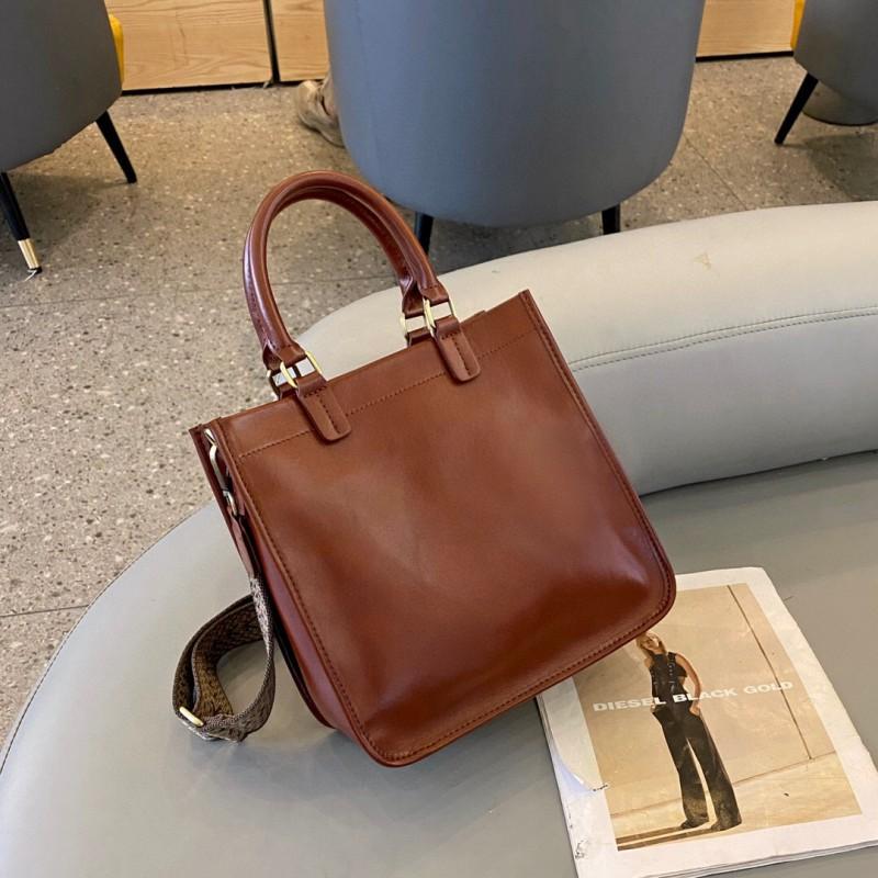 Niche Design High-end Bag Women's Cowhide Square Sugar Simple Fashionable Portable Cross-body