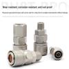 C-Type Self-Locking Air Hose Quick Connector for Compressors & Pneumatic Tools