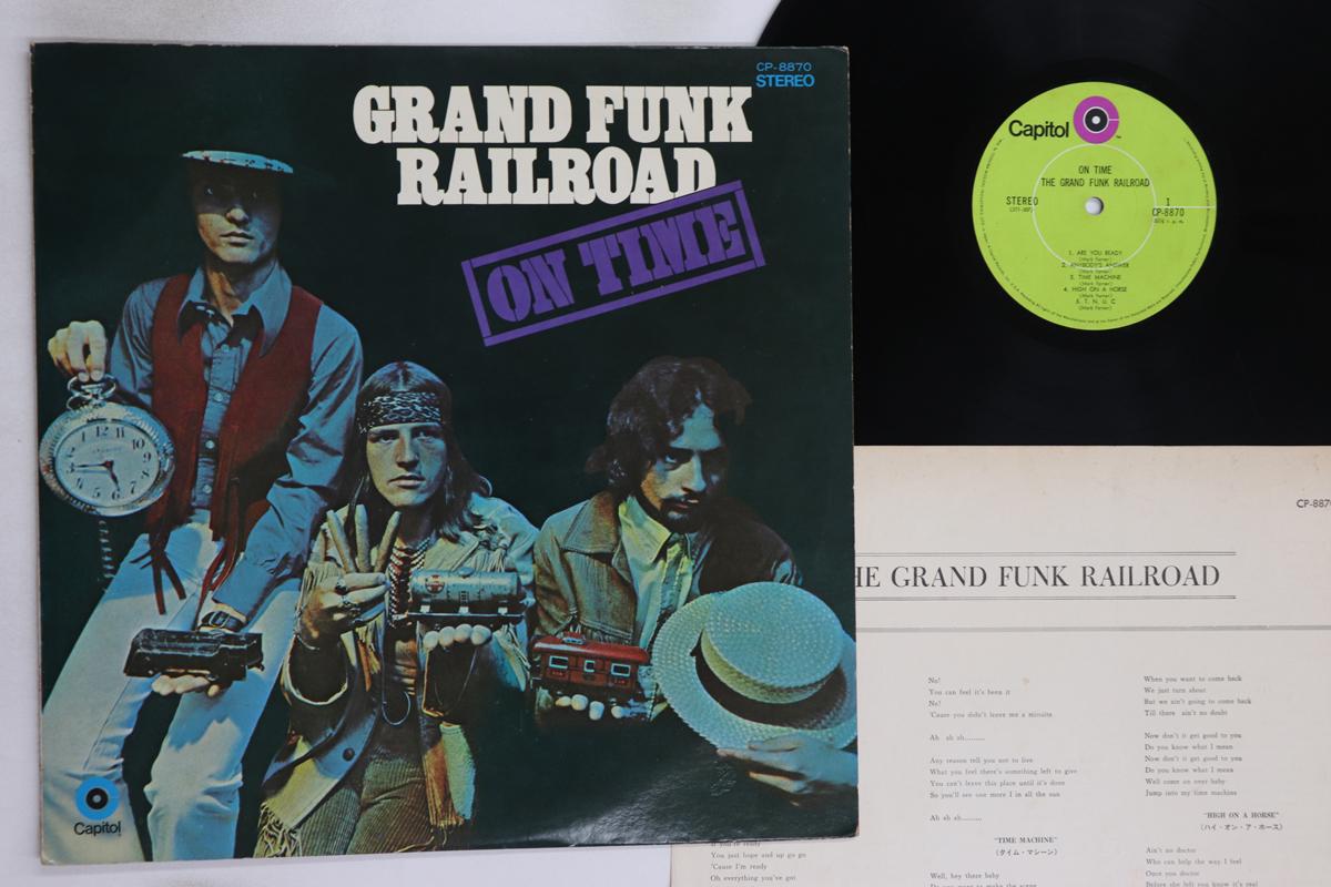 

Виниловая пластинка GRAND FUNK RAILROAD - On Time CP8870 CAPITOL 1970 Япония Рок Б/У