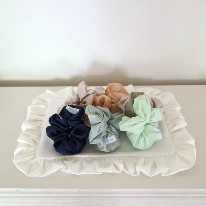 Matte Silk Scrunchie (5 Colors)