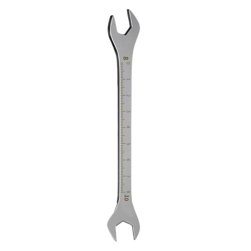 Thin Fastener Spanner with Markings Rust-Resistant for Home Repair, Maintenance Tasks, and Narrow Access Fastener Use