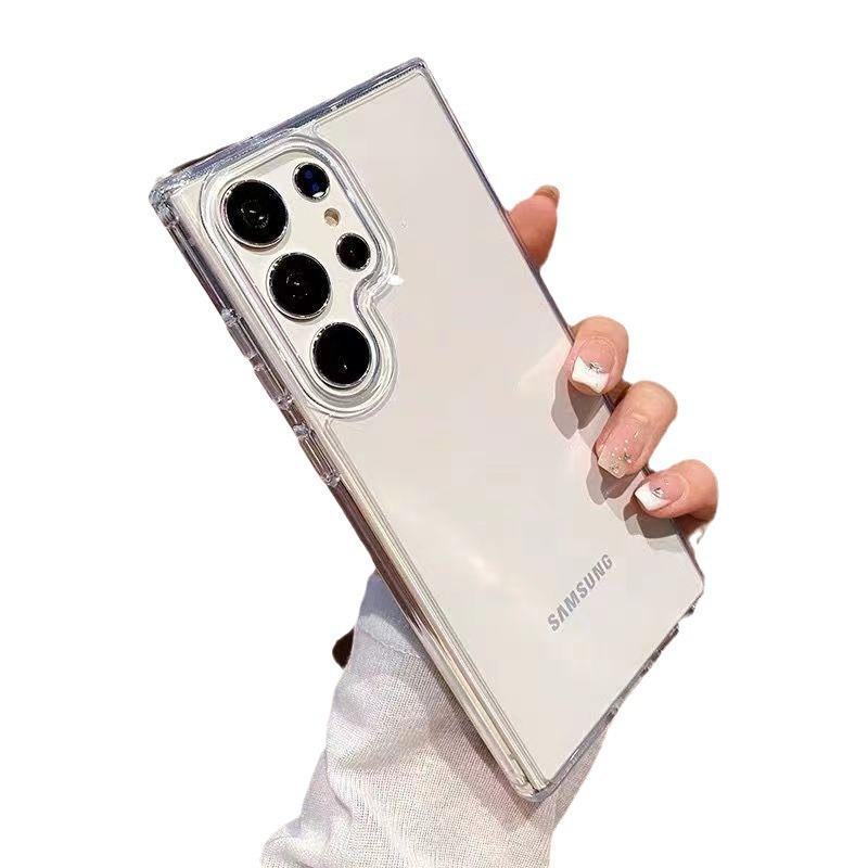 S24Ultra Acrylic Space Shell Is Suitable for Samsung S25 Transparent Mobile Phone Case A16 Jacket A562 Generation