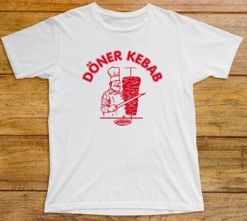 Футболка Doner Kebab 925 Фастфуд Мясо Шеф-повар Ресторан Турция Греция Пицца Гирос S