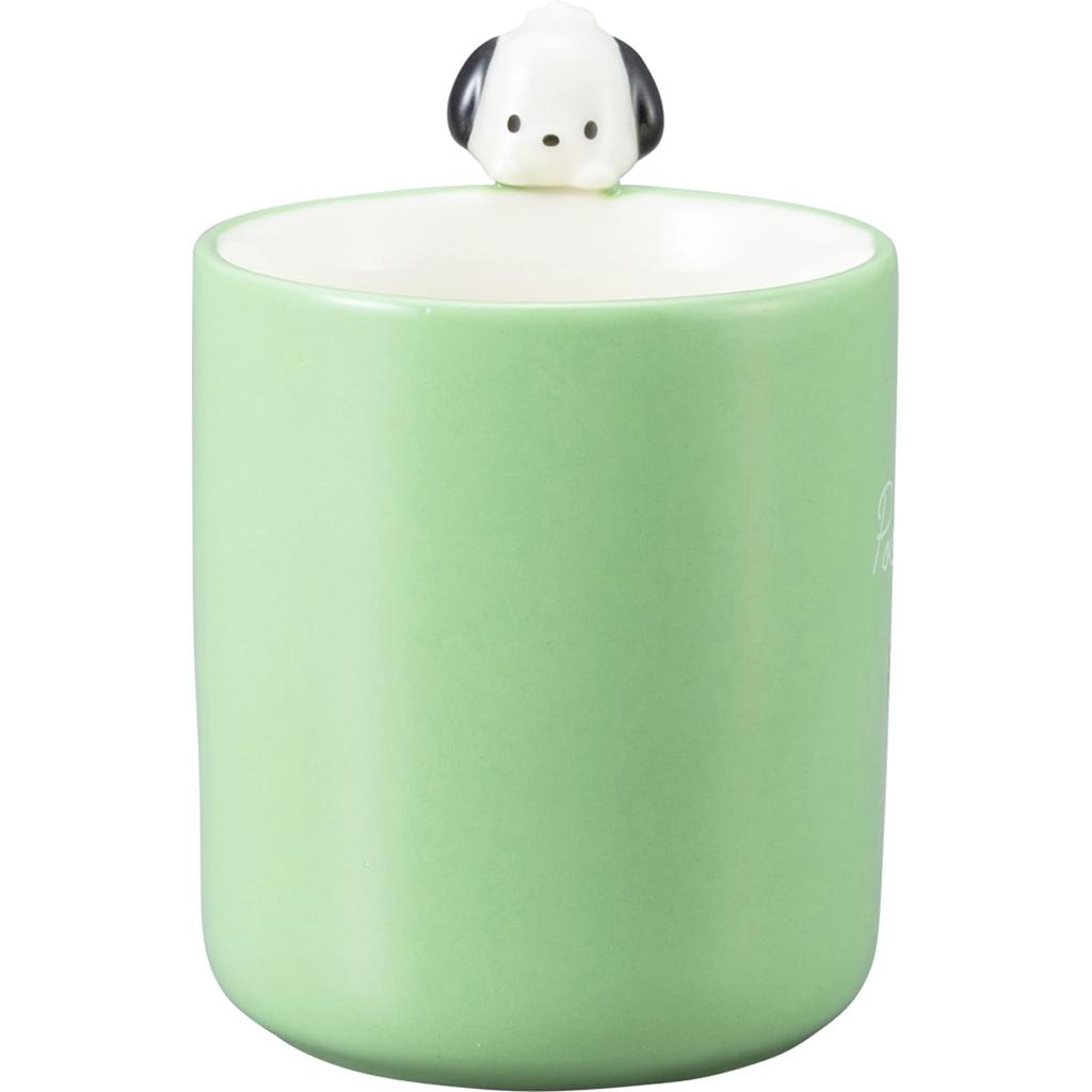 Sanart Sanrio Pochacco Mug with Figure Nokkari 260ml Miscellaneous Goods Sanrio Goods Gift Present (SANRIO) Approx. SAN4211-5
