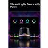 Bluetooth 5.4 HiFi Stereo Speaker Portable Night light Wireless Soundbar Subwoofer Multifunctional TWS Colorful Breathing Light