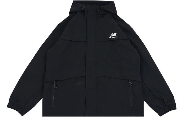 New Balance Jackets Men s Black Hooded Moderate Other AMJ33359-BK S