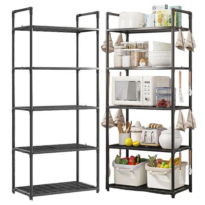 5 Tier Shelving Unit Heavy Duty Storage Shelf 66 Lbs Capacity Standing Shelf for Kitchen Pantry Closet Bathroom Laundry Garage