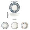 4Piece Minimalist Ceramic Small Plates Set, Boho Colorful Ceramic Plates, Safe for Oven,Microwave,Dishwasher