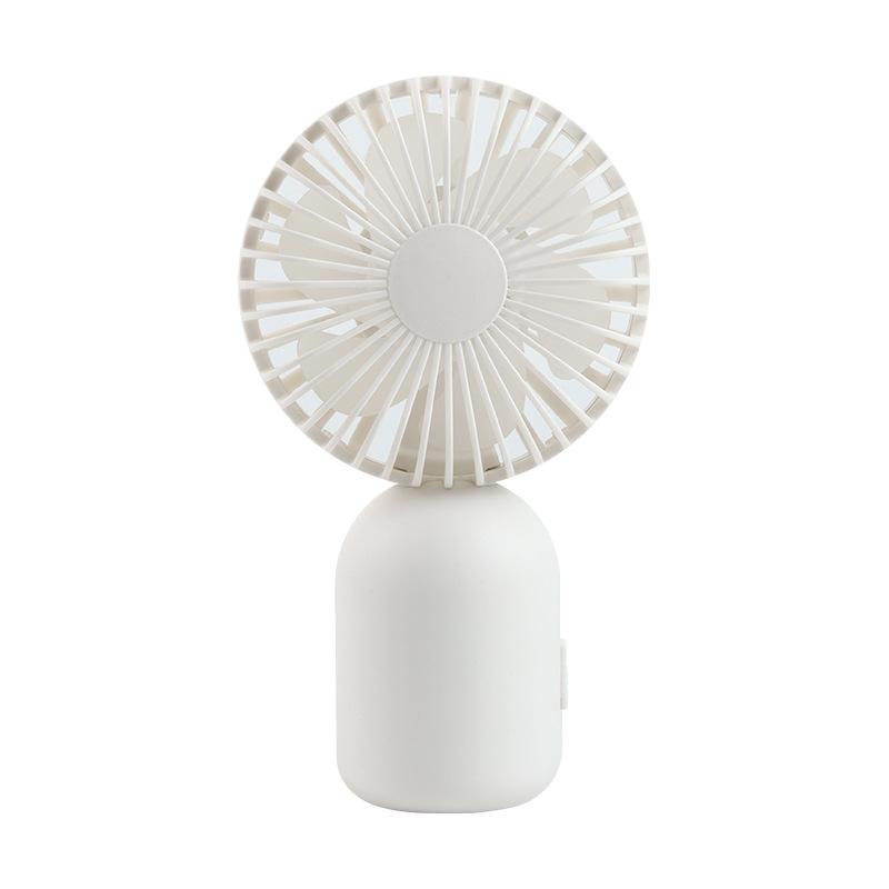 USB Rechargeable Silent Handheld Mini Fan - Portable, High Wind Power, Desktop Electric Fan Factory Wholesale