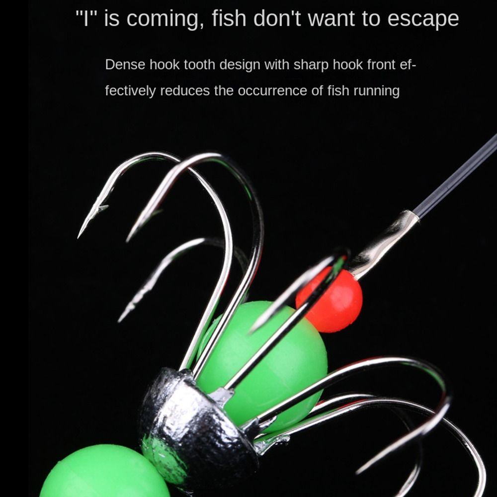 Fishing Group String Hook Anti Bite Bionic Squid Hook 2023 Explosive Hook  Sea Fishing