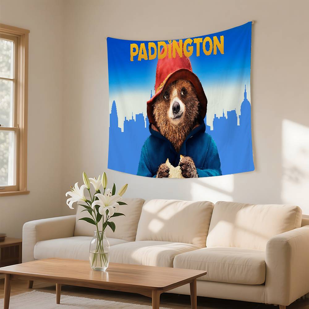 PPaddington Bear Tapestry Customizable Tapestries Of Various Styleswall Hangings Celebrity Photo Printingwall Hangings