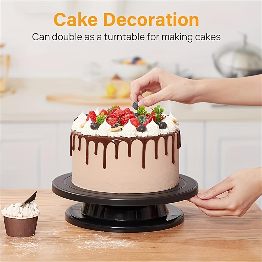 Turntable Rotate Table,Carving Rotating Cake Turntable,For Painting, Cake Decorating,Project Display,Kitchen Baking Tools 11Inch