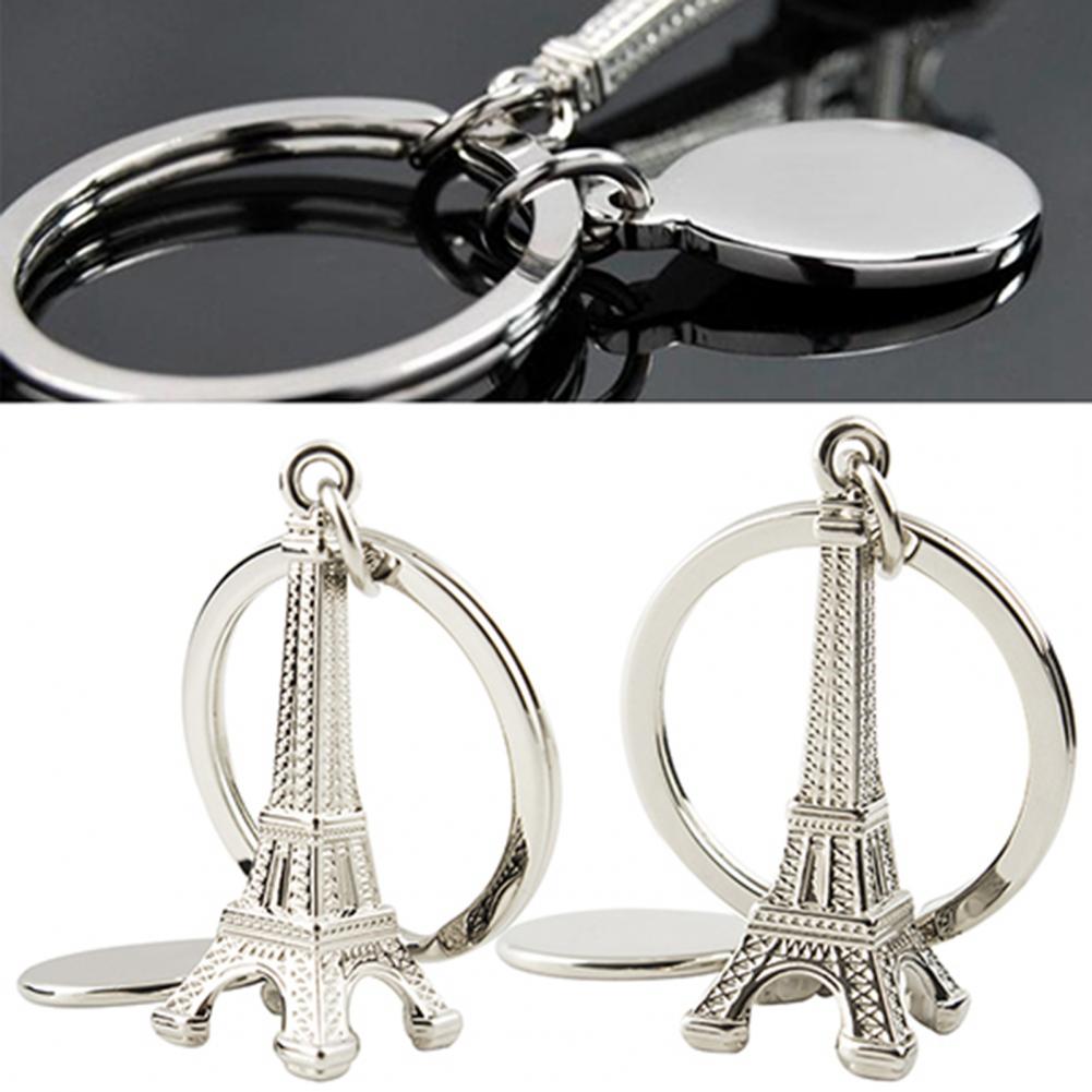 Key Chain Mini Eiffel Tower Design Exquisite Ornament Hanging Bag Pendant for Gift