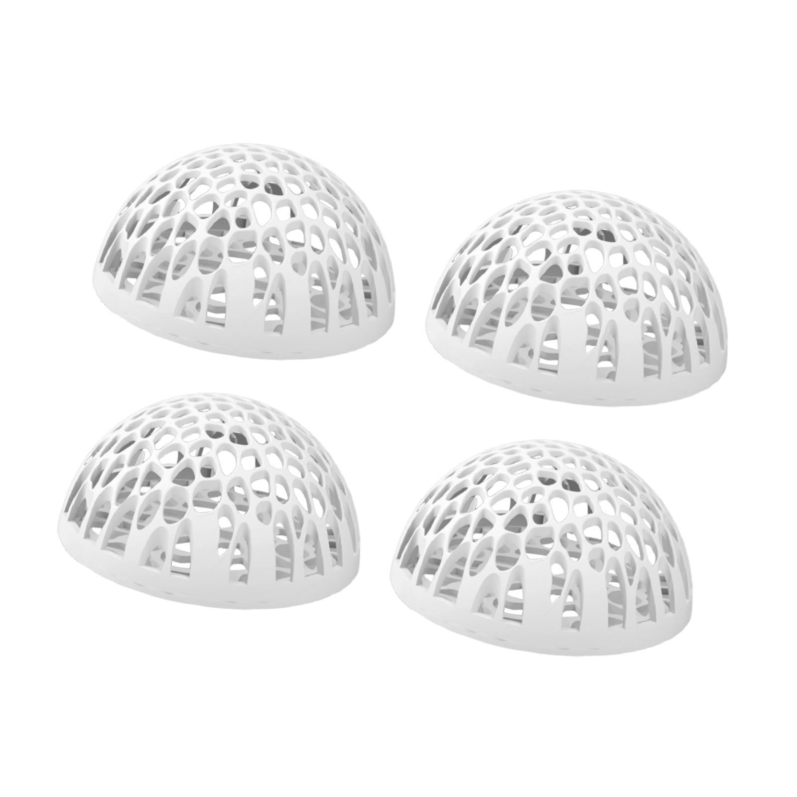 

4 Pieces Fish Tank Cave Shelter Creative Betta Breeding Shelter Hideout Cave accessories білий