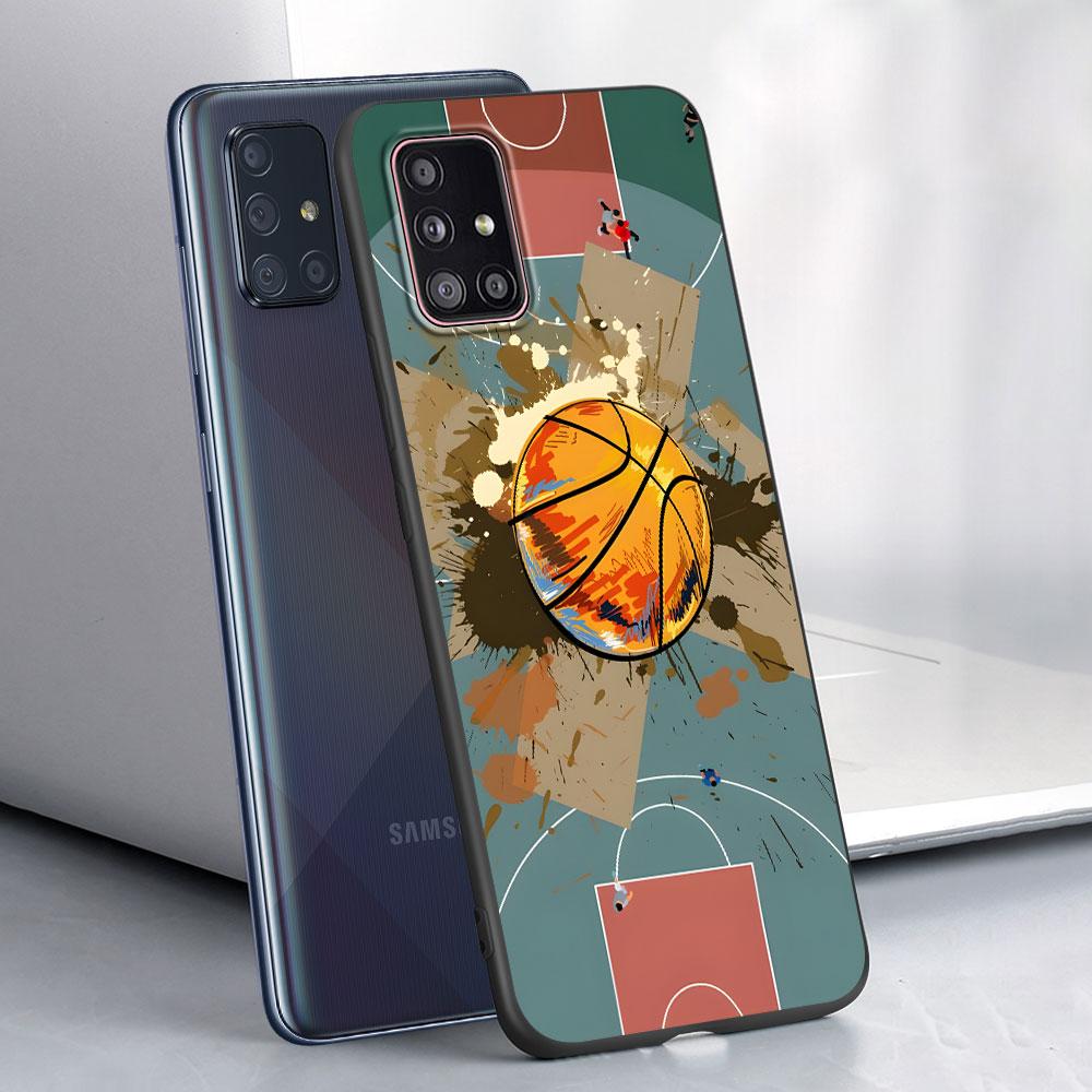 Basketball Basket Sports Case for Samsung Galaxy A51 A53 A54 A31 A52 A12 A13 A21s A22 A32 A11 A22 A33 A41 A52s TPU Phone Cover