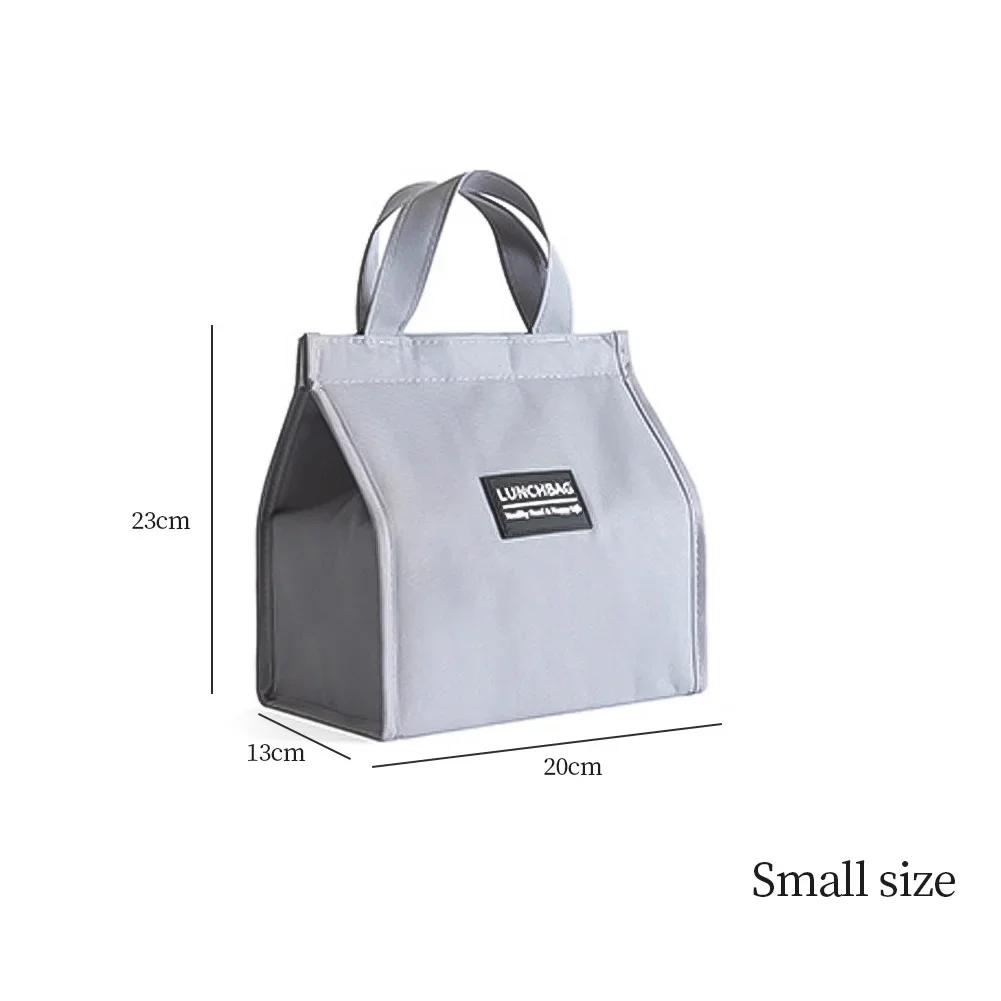 

Термоизолированные сумки для обеда для мужчин и женщин, ткань Оксфорд, органайзер Bento Box, портативная сумка для обеда, сумка-холодильник, сумка для хранения еды