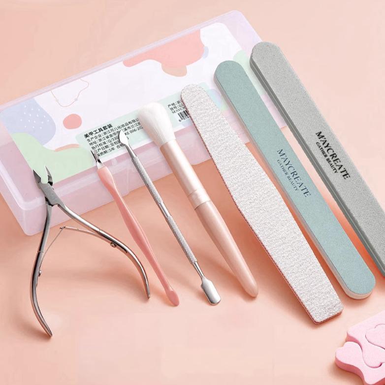 Nagelkunst Schleifbrett & Polierschwamm Set zum Polieren und Formen