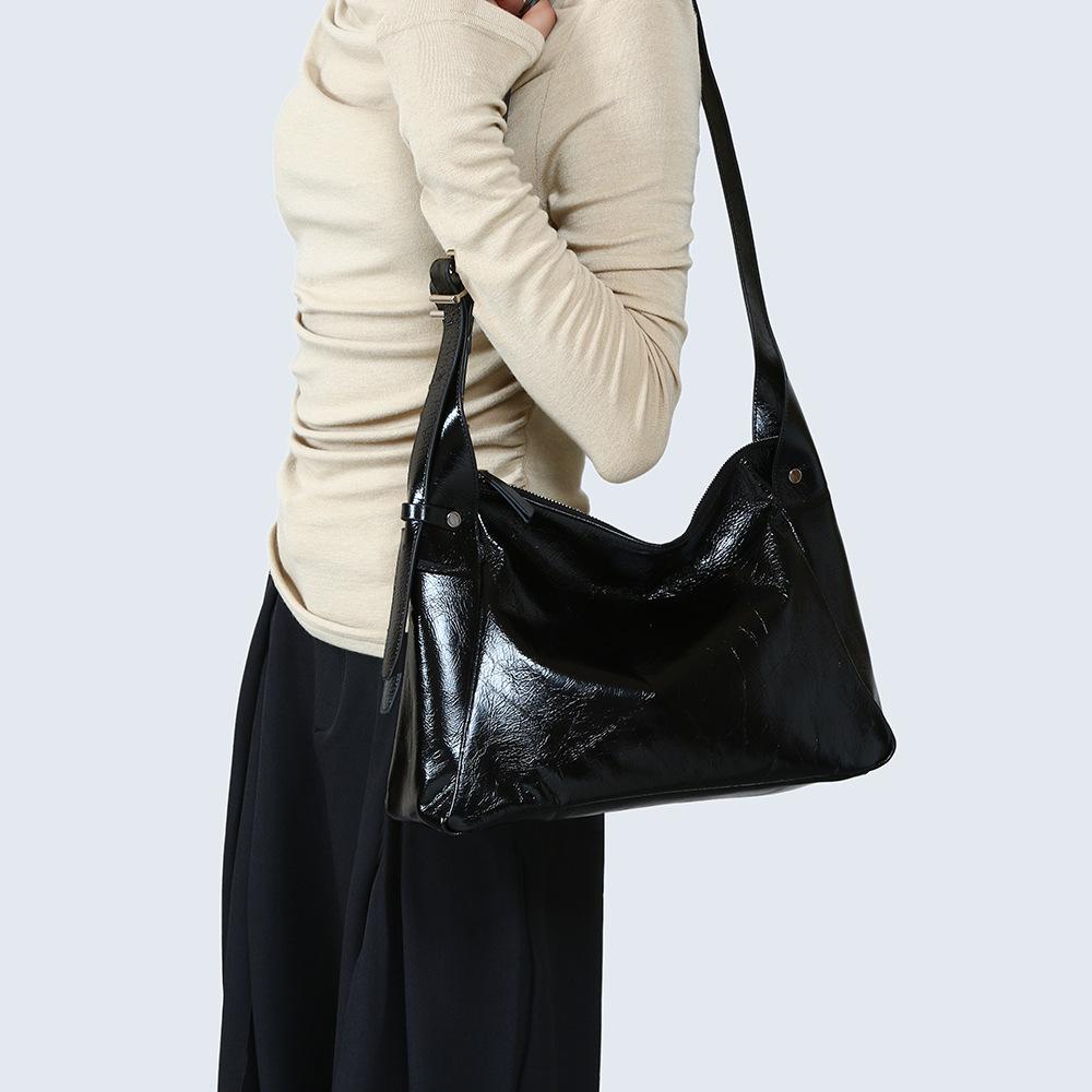 High-end Tote Bag Genuine Leather Women's Bag Large-capacity Commuting Bag Crossbody Bag