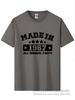 Tee Fashion Made In 1967 T Shirts Cotton Funny O Neck Birthday Gift T-shirt Tops Tee Cool Mans Tshirt