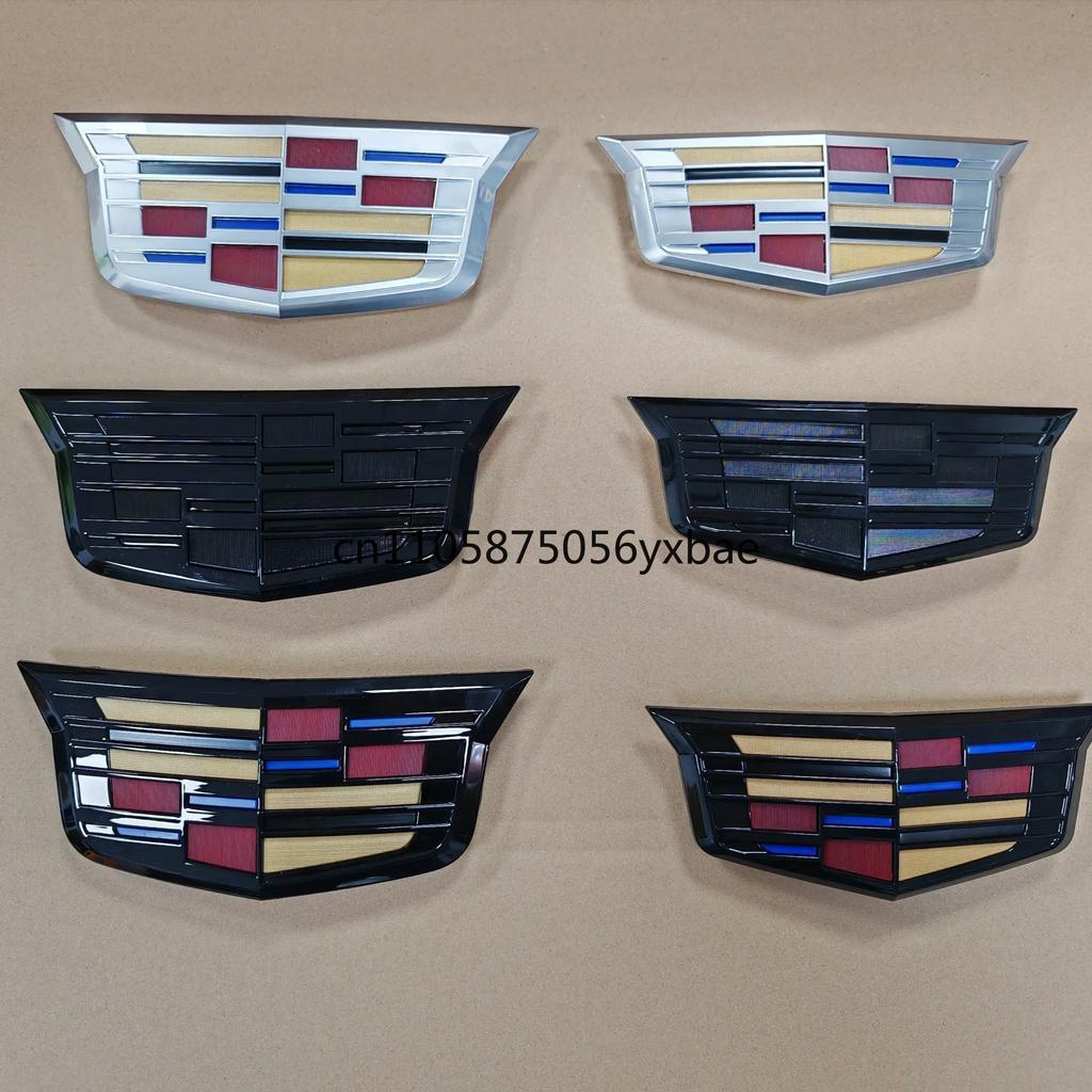 1PC Car Front Rear Logo Emblem for Cadillac CT4 CT5 CT6 XT5 XT6 Auto Grille Trunk Badge Cover Sticker Replacement Accessories
