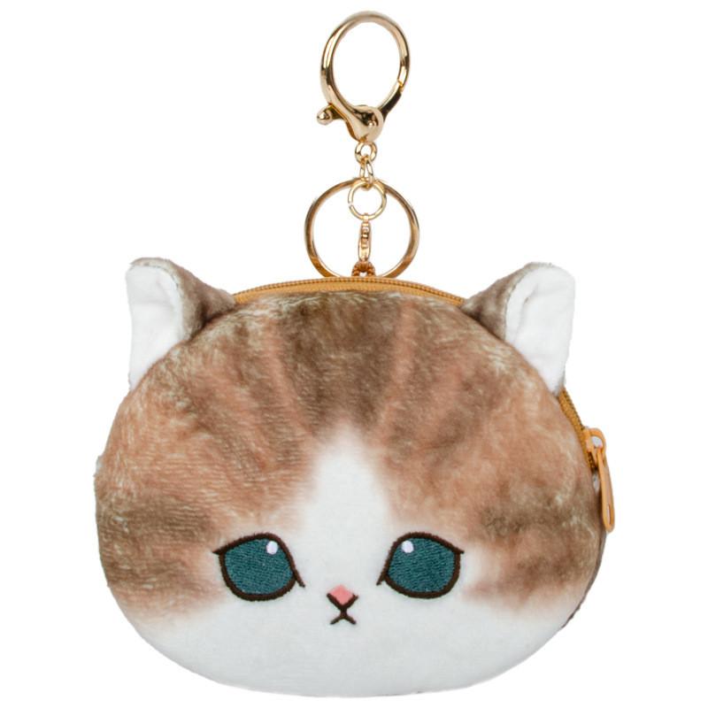 Cartoon Mofusand Shark Cat Headphone Bag Wallet Animal Pendantwith Pp Cotton