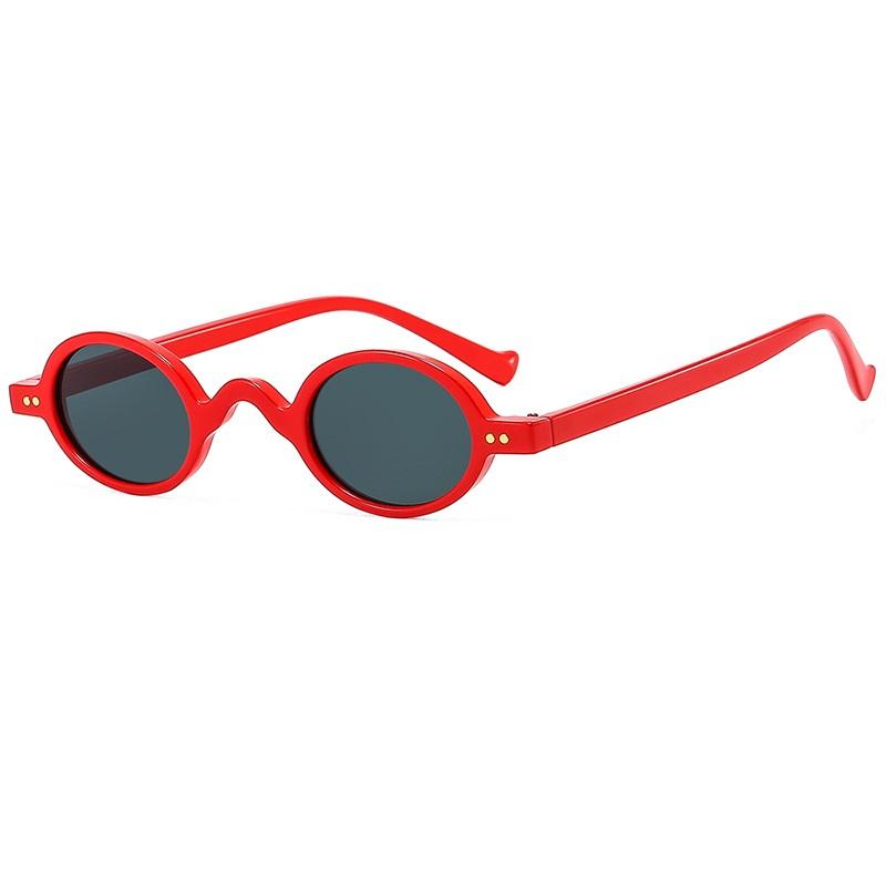 

Vintage Punk Men Sunglasses Classic Small Round Sunglasses Women Steampunk Style PC Frame Black lens Eyewear Tiny UV400 красный
