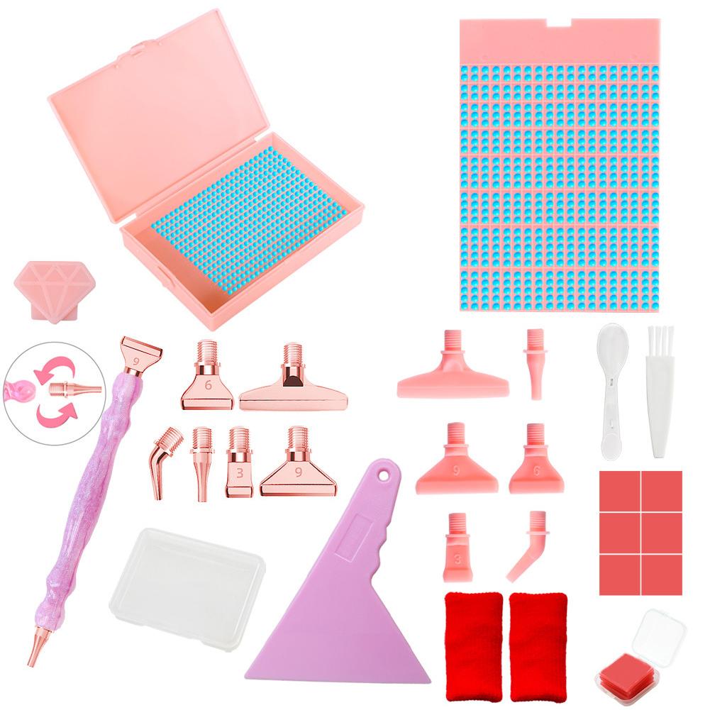 Diamond Painting Tool Set Diamond Sorting Box Diamond Painting Beads Sorting Case Diamond Painting Art Drilling Pen for Adults