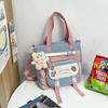 Ins Students School Bags Large Capacity Large Handbag Portable Girls Shoulder Bags  Student