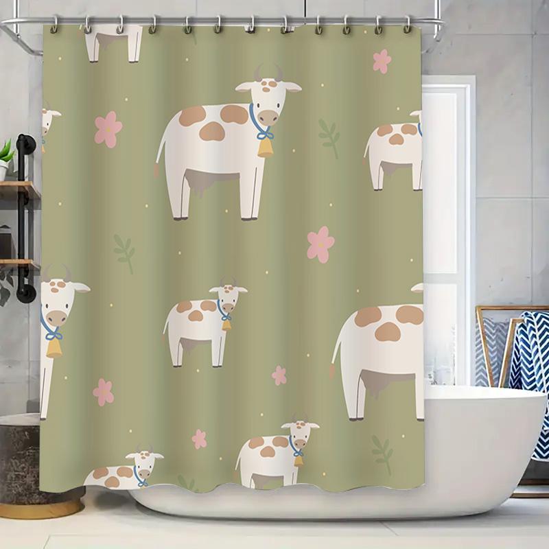 

Home Shower Curtains For Bathroom Waterproof Fabric Modern Nordic Style Bathroom Curtains Shower Curtain 180X200 W60H190(CM)-1 Pcs