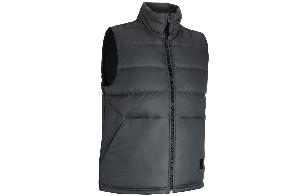 Under Armour Vests Men s Gray Stand Collar Moderate Other 1342703-012 L