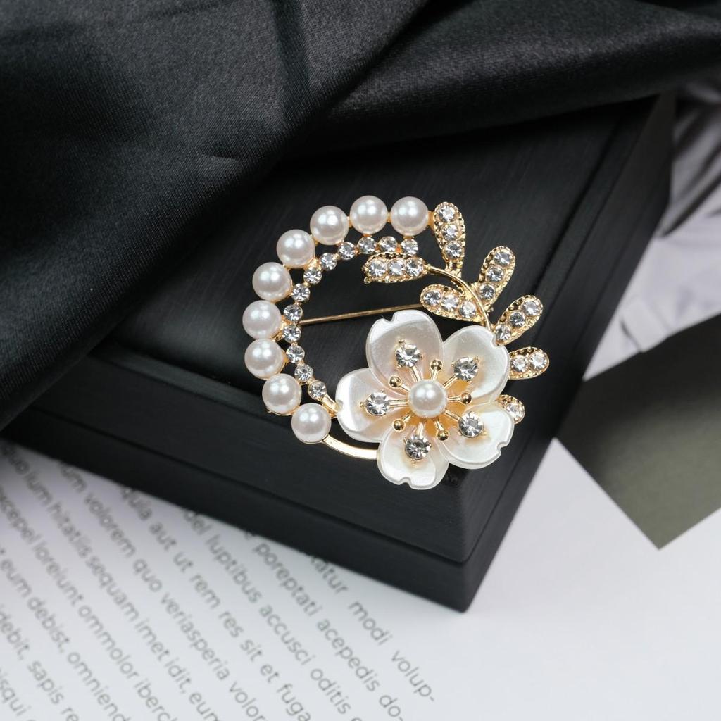 Autumn-Winter Plum Blossom Brooch: Versatile, Fashionable Flower Corsage for Added Elegance