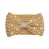 1PC Winter Pearl Headband for Women Wool Knitted Headbands New Cotton Headwear Elastic Hair Band Hair Accessories