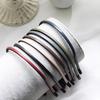 Headband Anti-Slip Plastic Thin Hair Hoop with Curved Design Stable Fit No Pressure Makeup Hair Hoop Hair Accessory