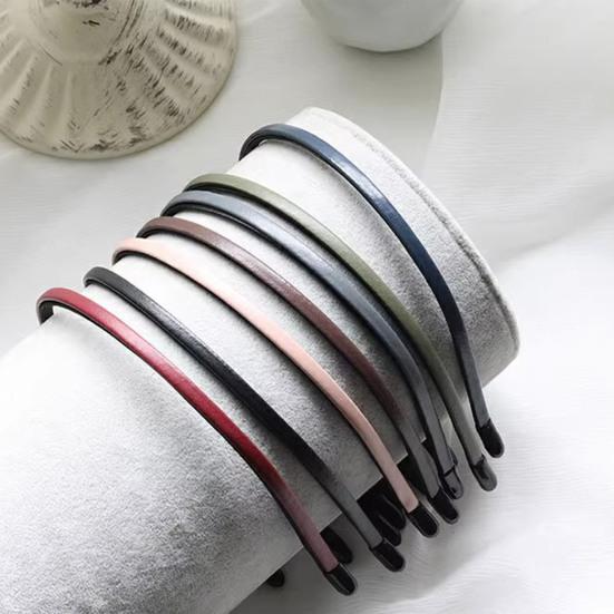 Headband Anti-Slip Plastic Thin Hair Hoop with Curved Design Stable Fit No Pressure Makeup Hair Hoop Hair Accessory