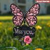 1Pcs 2DFlat Acrylic Butterfly Outdoor Garden Party Spring Decoration