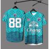 Summer Thailand Chang Elephant 3D Printed Short-sleeved Summer Street T-shirt High Quality And Women's Tops