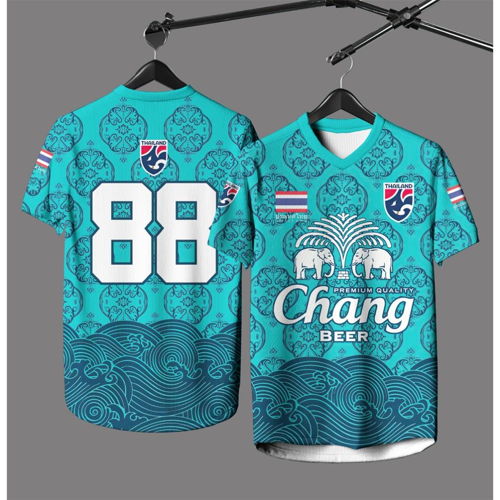 Summer Thailand Chang Elephant 3D Printed Short-sleeved Summer Street T-shirt High Quality And Women's Tops