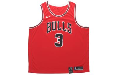 NBA Basketball Jerseys Men's Red Moderate Straight Fit 864465-658