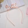 Bridal Headwear Wedding Headband Female, Alphabet Rhinestones Party Headwear Crown Jewelry