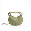 2025 Druhá generace Mini Pletená Sardinka Hovězí Kůže Taška přes Rameno a Crossbody pro Ženy