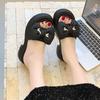 Versatile skirt women's beach sandals 2025 summer wear new thick bottom heightening one-word drag women's cool slippers