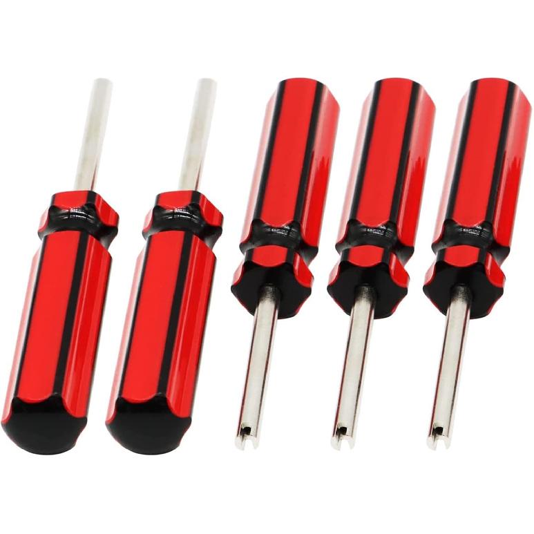 5 Pcs 6523339 Valve Core Removal Tool Automotive Car Motorcycle Truck Bike Screwdriver Valve Stem Core Remover Tire Repair Tall Tool