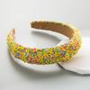 Resin Wide-brimmed Headband Candy-colored Sponge Headband WOMEN'S Fashion Hair Accessories